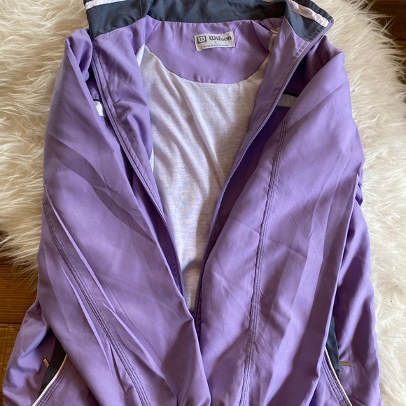 Vintage Wilson Women’s spring jacket purple small - Picture 4 of 5